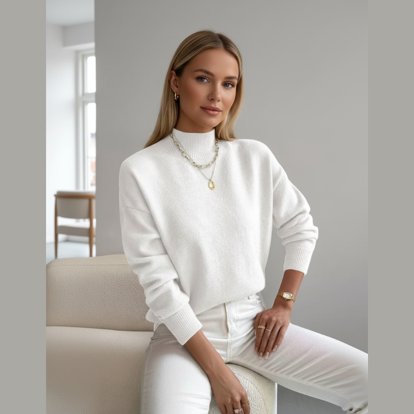 LIVIA - Soft Touch Rollkragenpullover