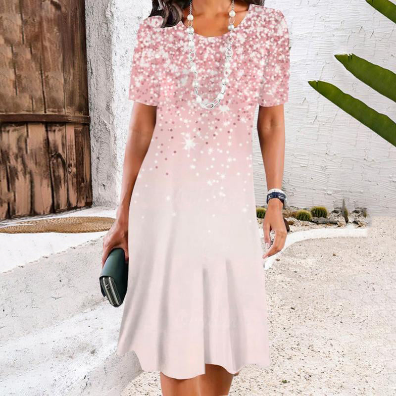 Elegantes Gradientenkleid