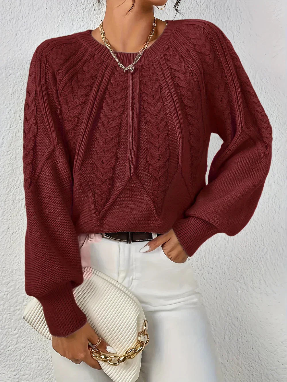 Louisa | Gehäkelt Pullover
