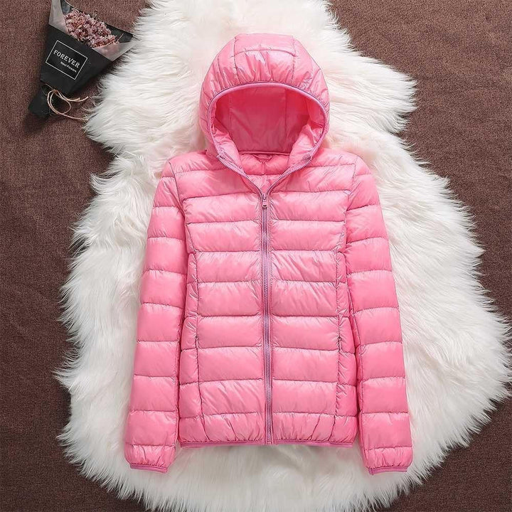 Rosnitha® | Neue Winterjacke mit weißen Entenfedern