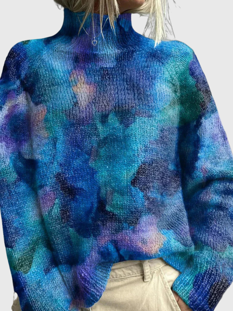 CAELIN STRICKTURTLENECK-STRICKJACKE