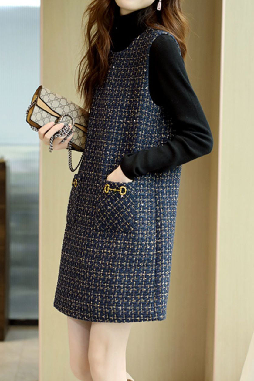 Französisches elegantes zartes Camisole-Kleid