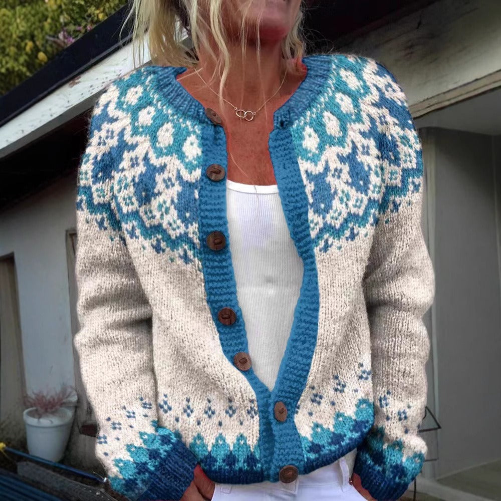 Patricia | Vintage Isländischer Handgefertigter Cardigan