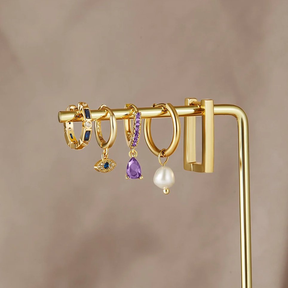 Sie Eye Drop Ohrringe