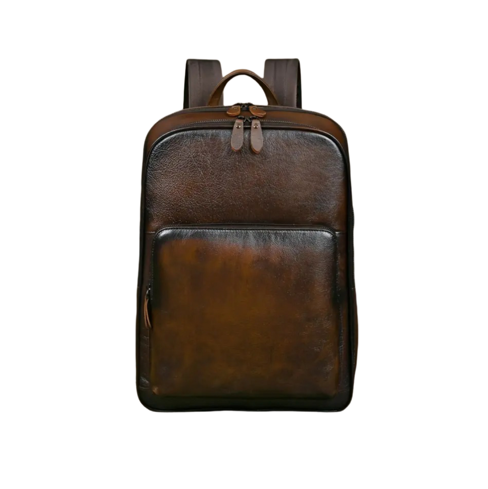 Bennett | Vollnarbenleder “Professor” Laptop-Rucksack