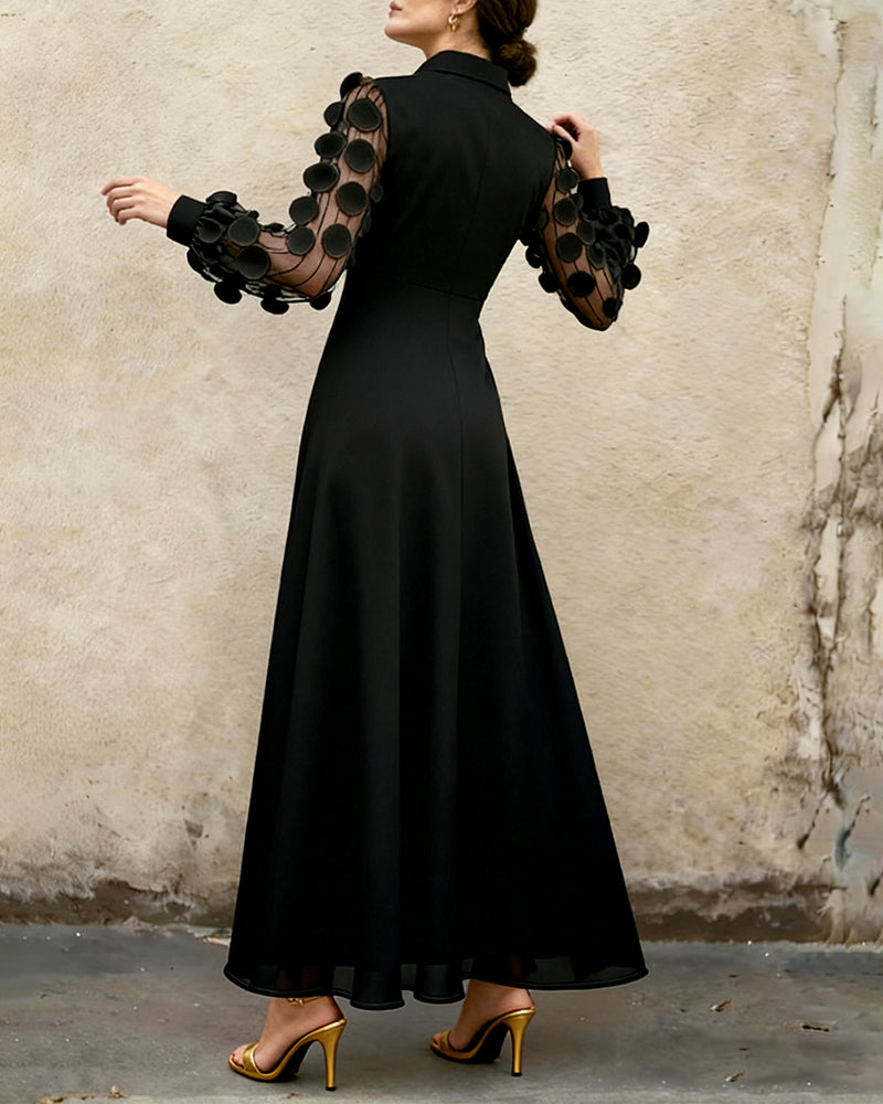 Elegantes und Trendiges V-Ausschnitt Kleid