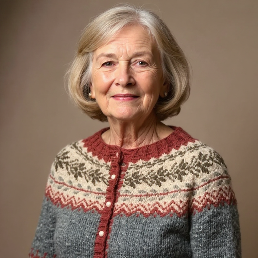 Pauline | Vintage Isländischer Cardigan