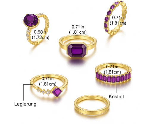 Anneliese Amethyst Ring