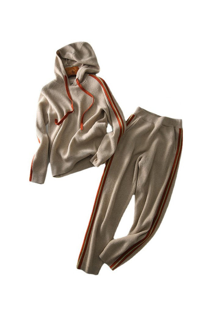 Hooded Training Style Strickset