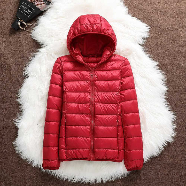 Rosnitha® | Neue Winterjacke mit weißen Entenfedern