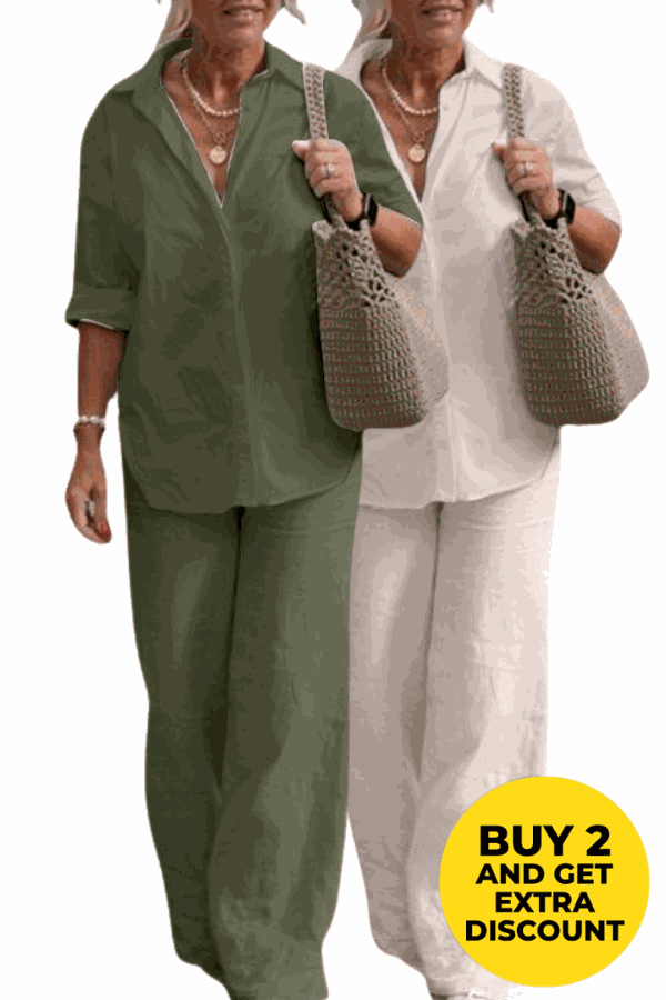 Das Entspannte Shirt & Hosen Zweiteiler Set