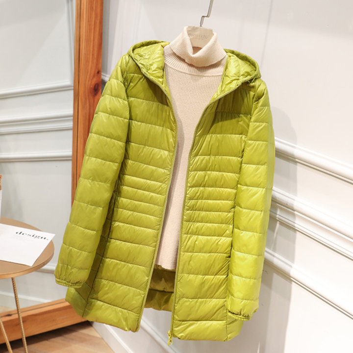 Rosnitha® | Neue Winterjacke mit weißen Entenfedern