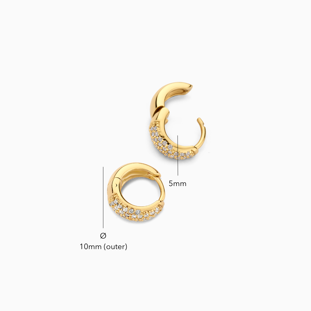 Jules Mini Ohrringe | Gold