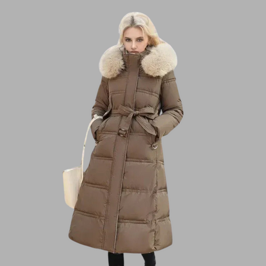 Signy | Winterparka mit Pelzkapuze