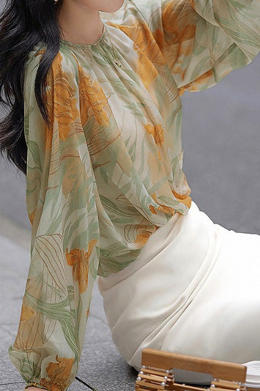 Modisches elegantes bedrucktes Hemd