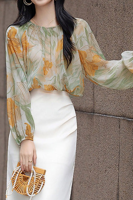 Modisches elegantes bedrucktes Hemd