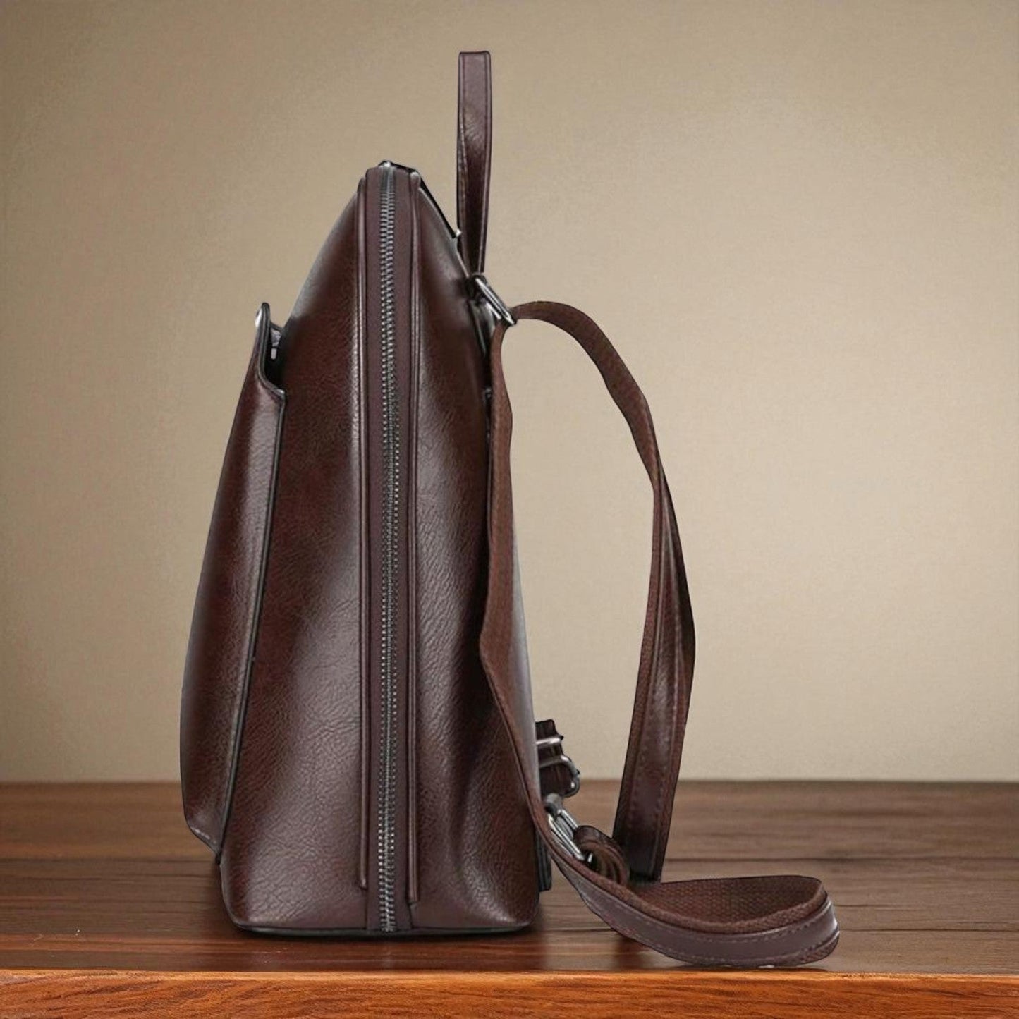Klassischer Doppelzip-Rucksack - elegantes Design