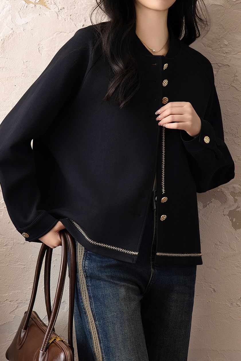 Elegante Luft Baumwoll Bomberjacke