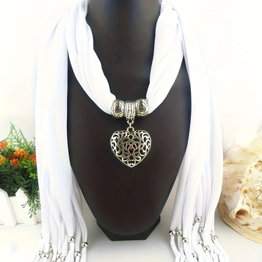 Herz Anhänger Vintage Schal