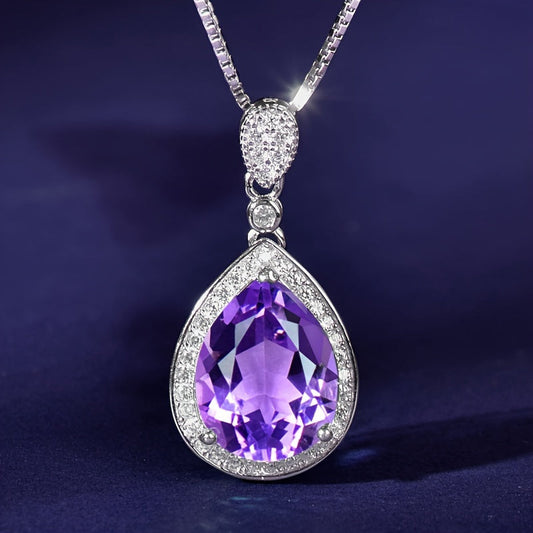 Elfriede Amethyst Halskette