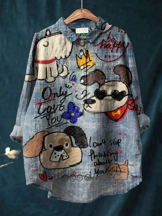 Mia | Liebenswerte Hund Doodle Shirt