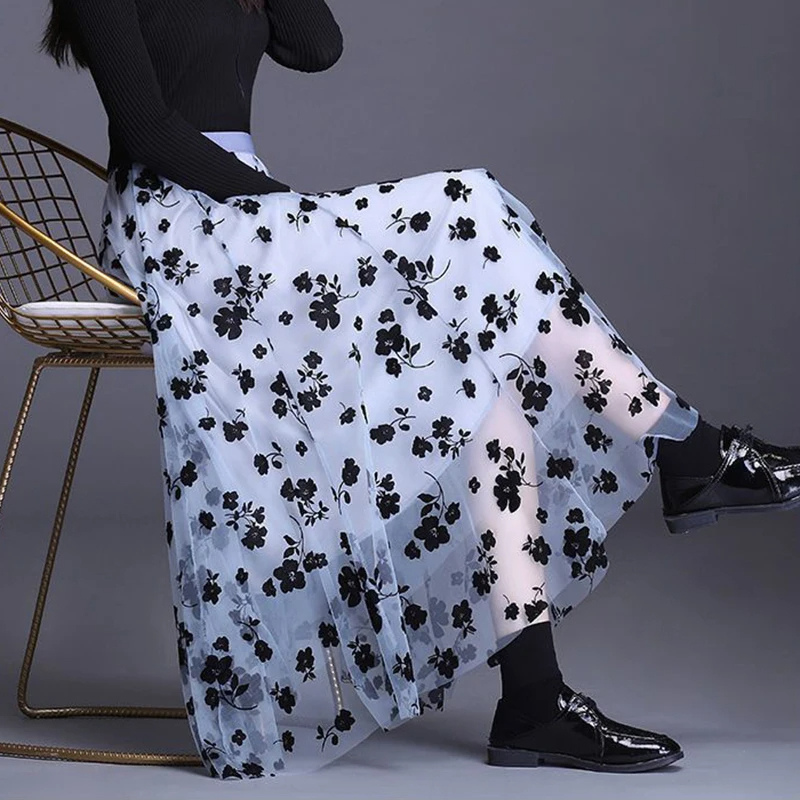 Lunaria Petal Mesh Midi