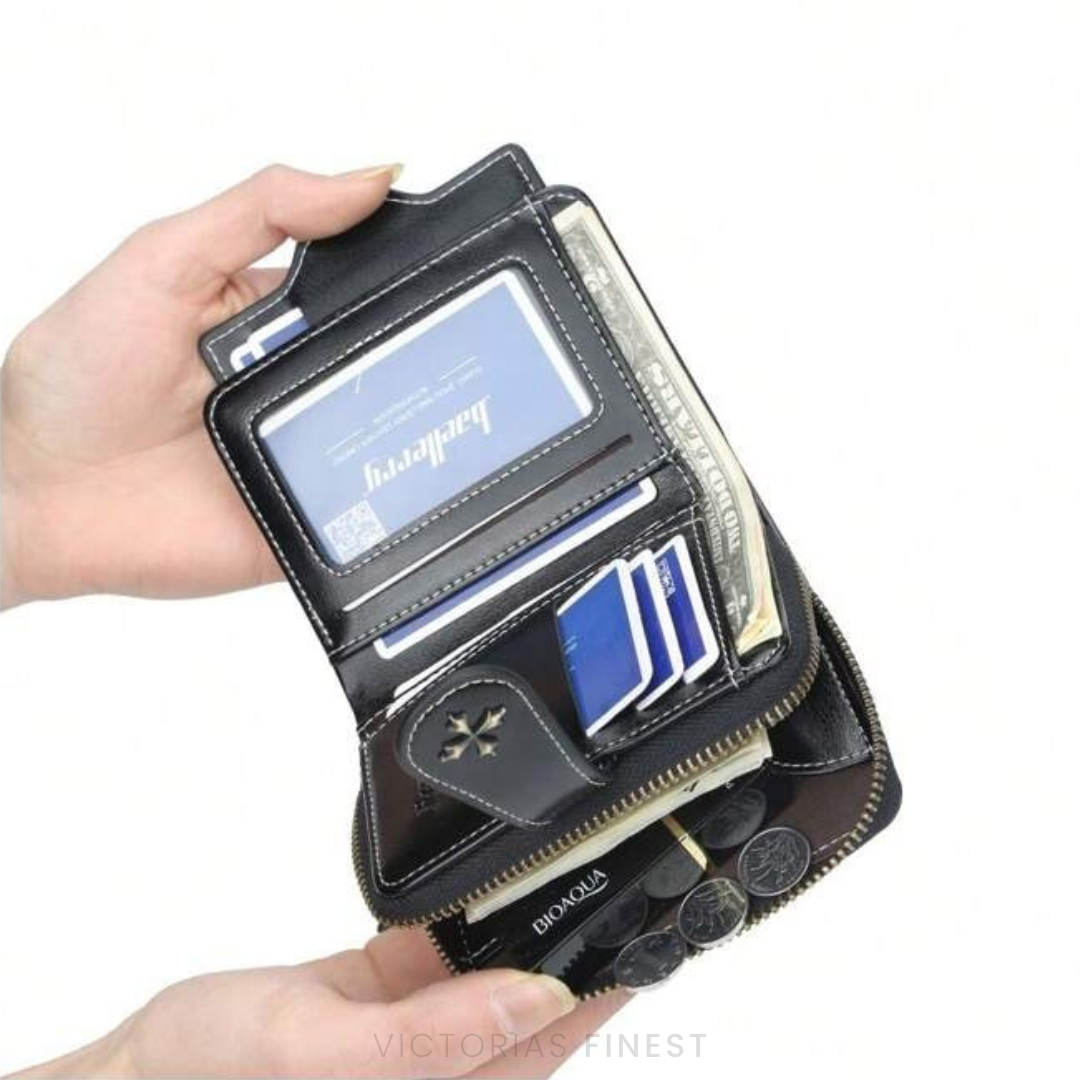 Klassische Charm Lederbörse