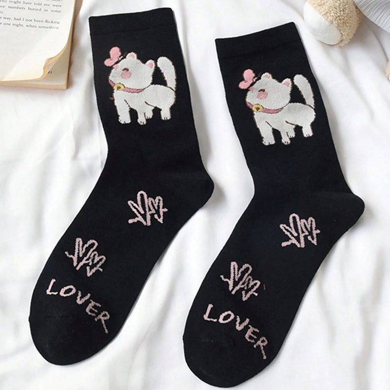 Cartoon Katze Socken