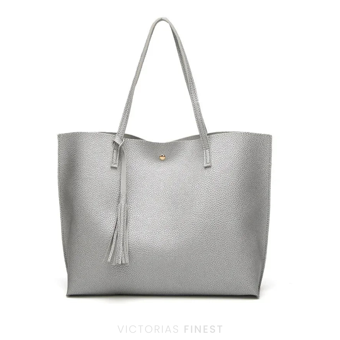 Zeitlose Leder Schultertasche