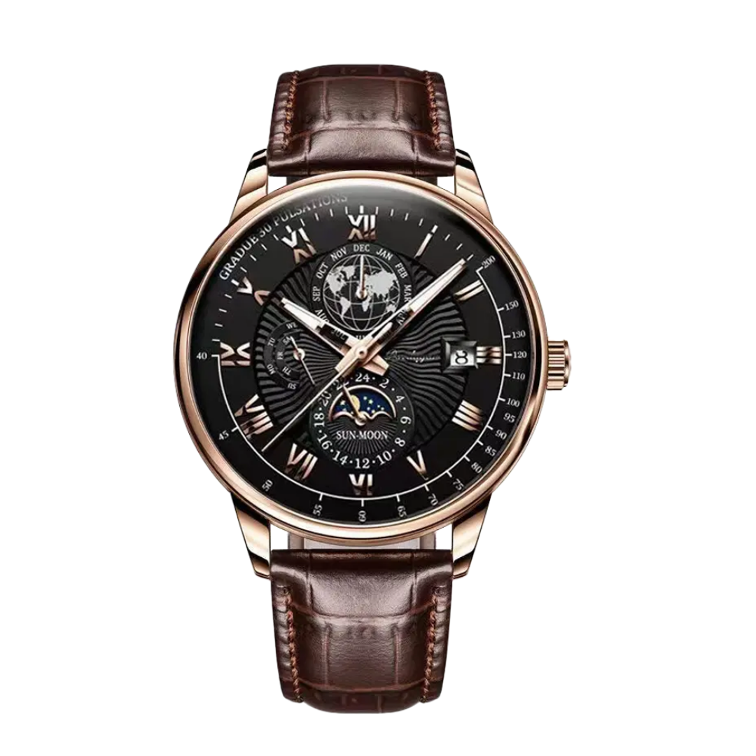 Xavier | Modern Luxury Slim Quartz Uhr | 40mm