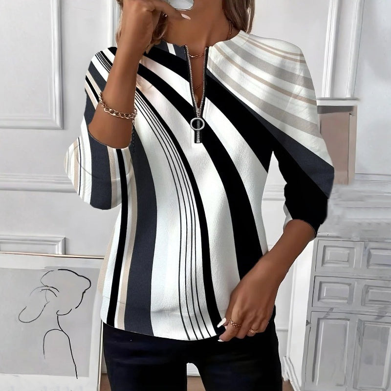 【Langarm】Vintage Freizeit Sweatshirt