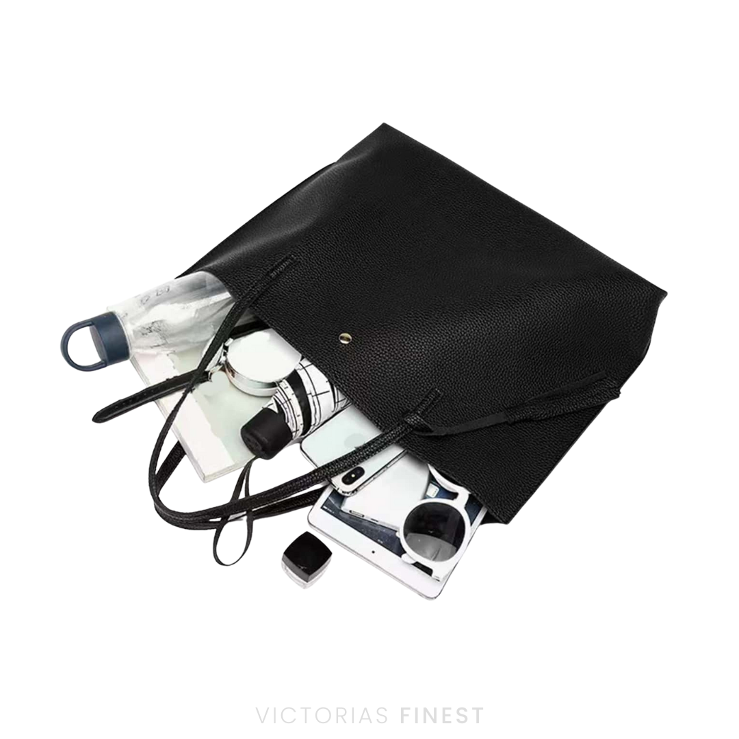 Zeitlose Leder Schultertasche