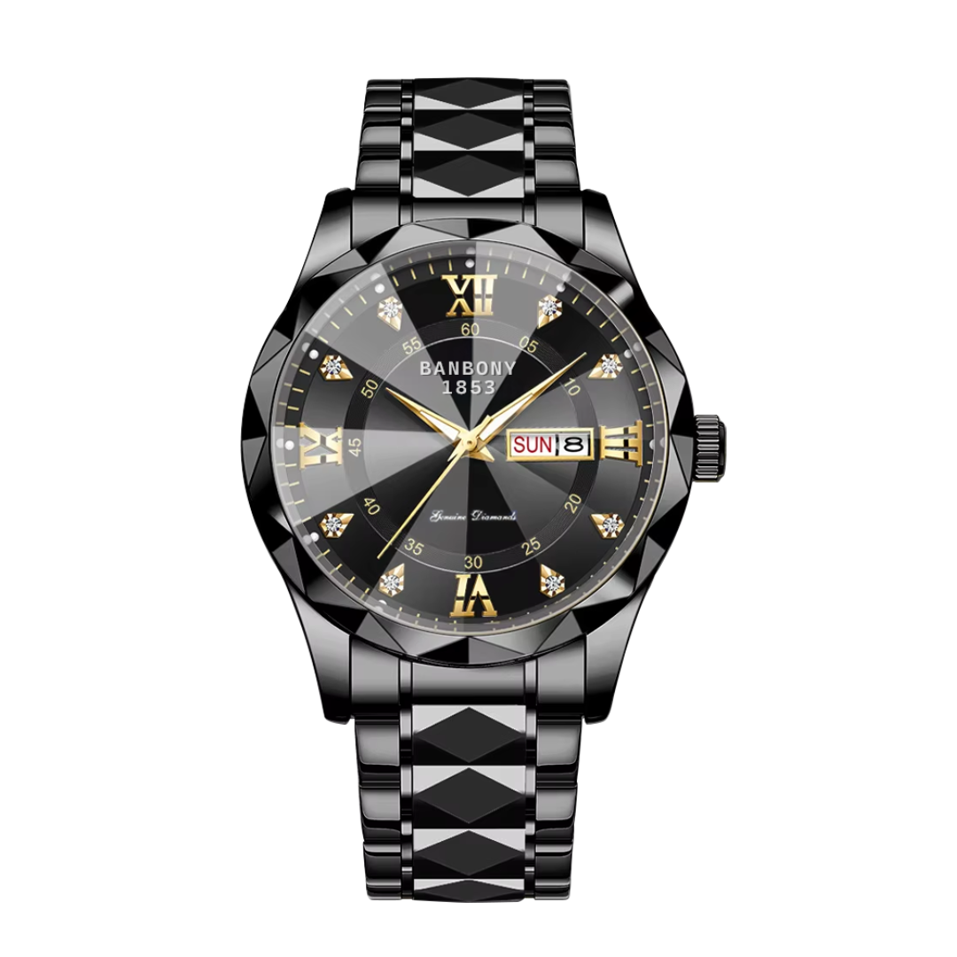 Sean | Multifunktionsuhr mit Edelstahlband | 40mm