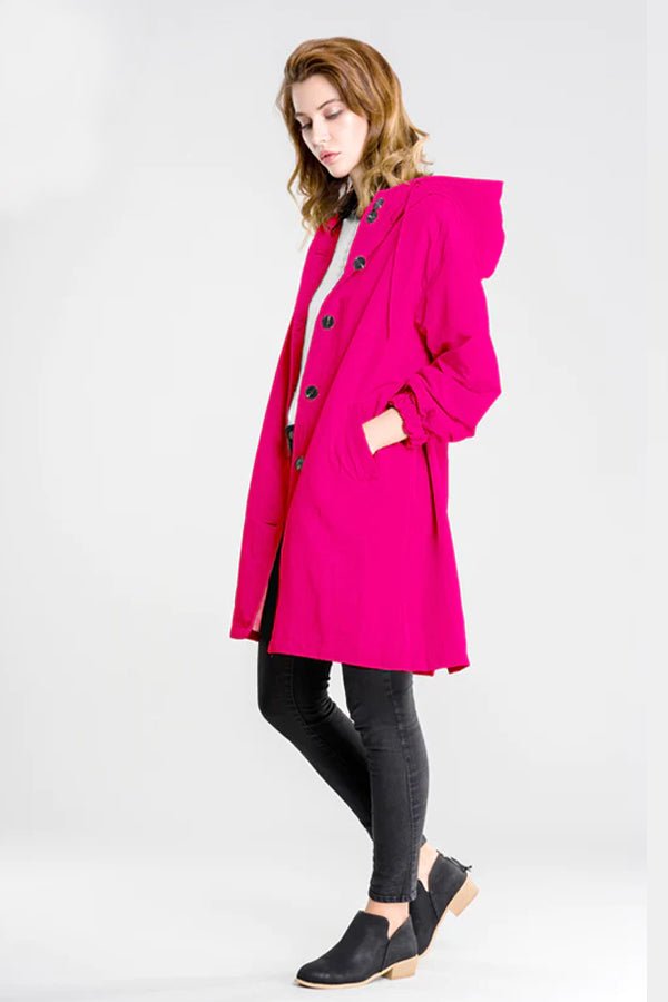Barbara Pink Regenmantel Windbreaker Jacke