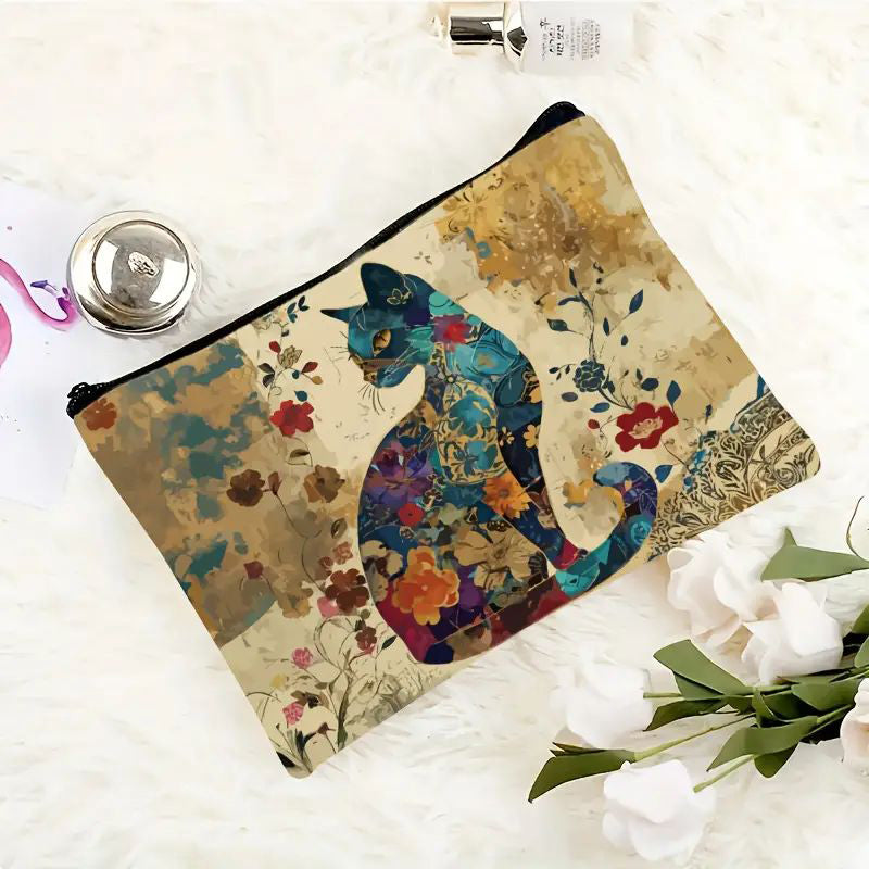 Vintage Katzenmuster Tasche