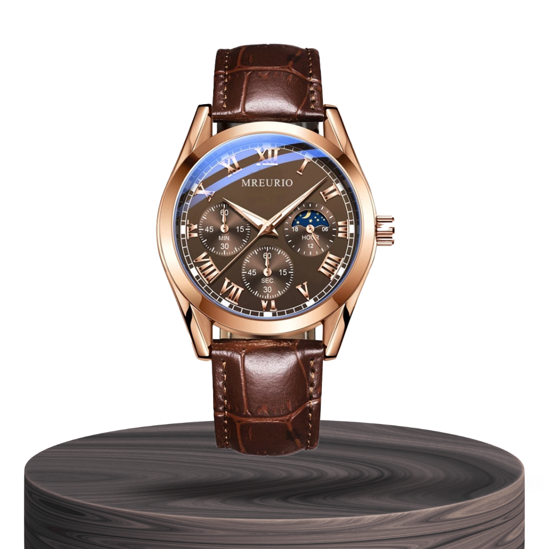 Stephen | Eleganter Mondphasen-Chronograph | 42mm