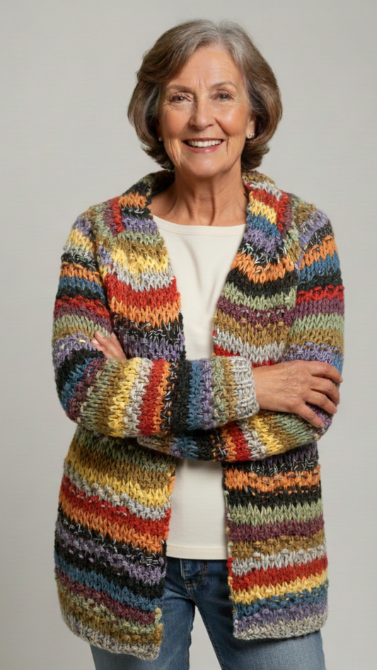 Valkyrja | Vintage Isländische Strickjacke