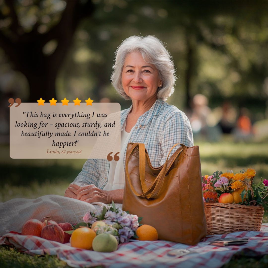 Lorena’s Modern Chic | Stylische Lederhandtasche