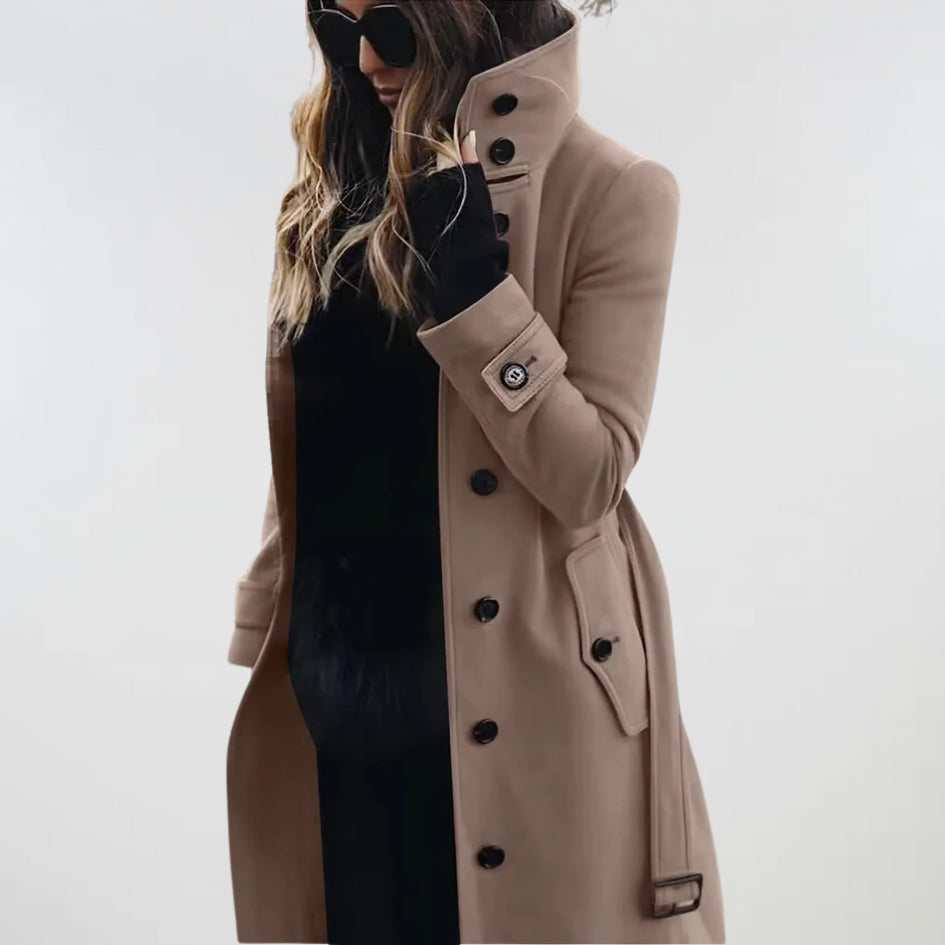 Winfell | Wasserabweisender langer Trenchcoat