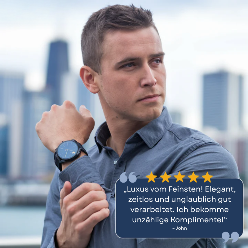 Zane | Elegante Sportuhr mit Chronographen | 44,5 mm