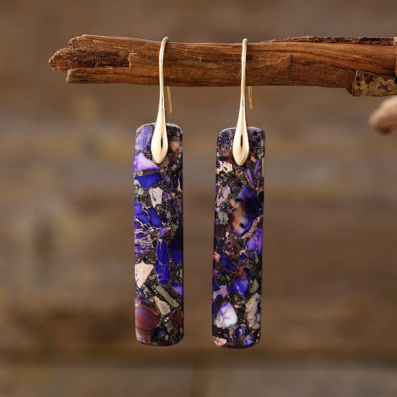 Bohemian Ohrringe aus Naturstein