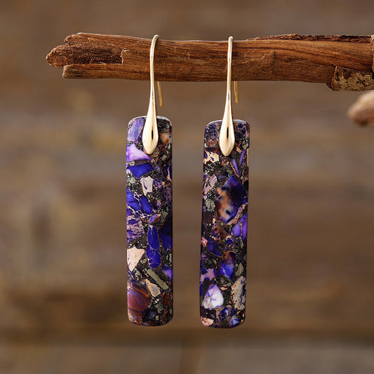 Bohemian Ohrringe aus Naturstein