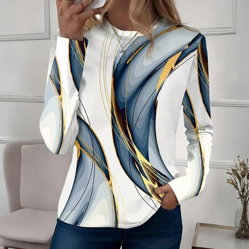 Vintage Farbverlauf T-Shirt