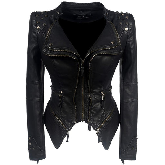 Gothic Lederjacke