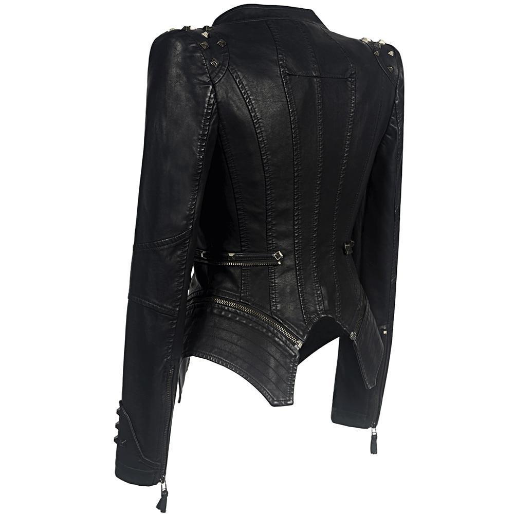 Gothic Lederjacke