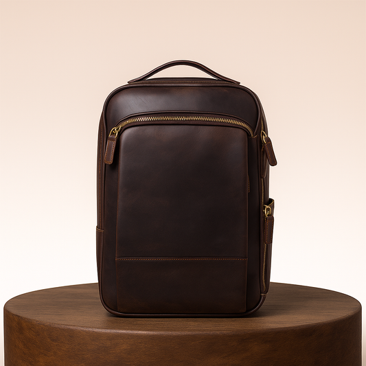 Archer - Leder Laptop Rucksack