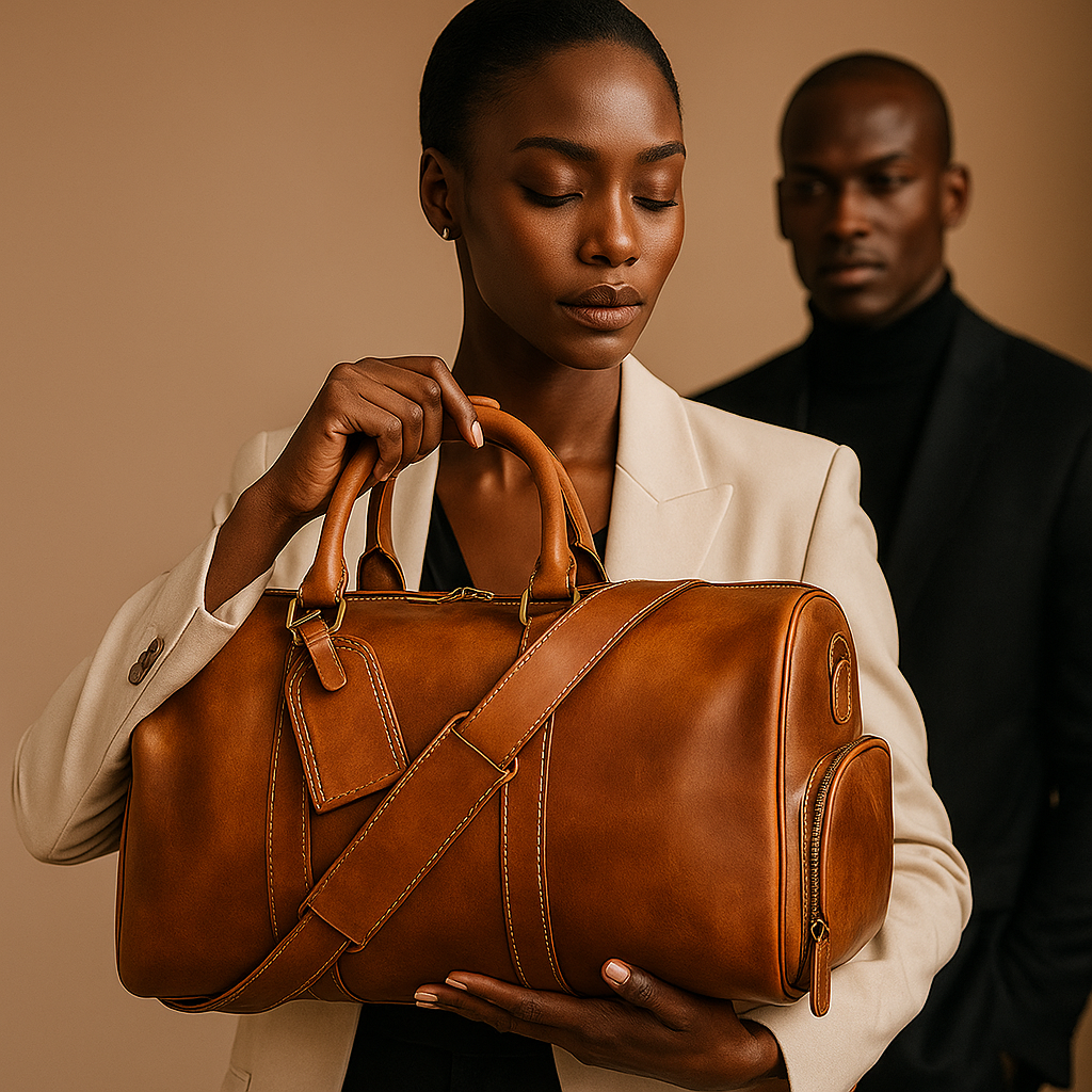 Montgomery | Echtes Oberleder Reise-Duffel-Crossbody-Bag