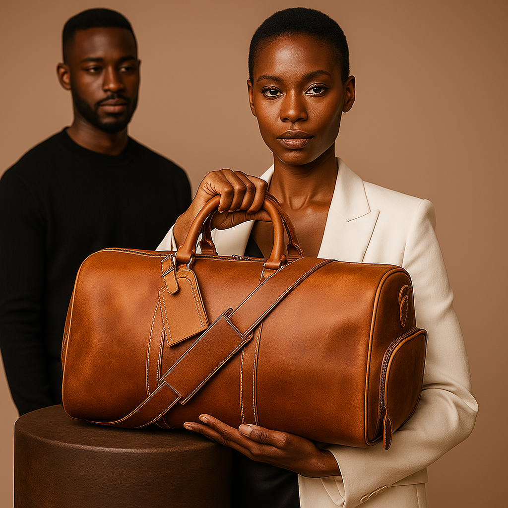 Montgomery | Echtes Oberleder Reise-Duffel-Crossbody-Bag