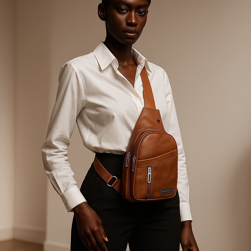 Lennox | Leder Sport Crossbody Brusttasche für Männer