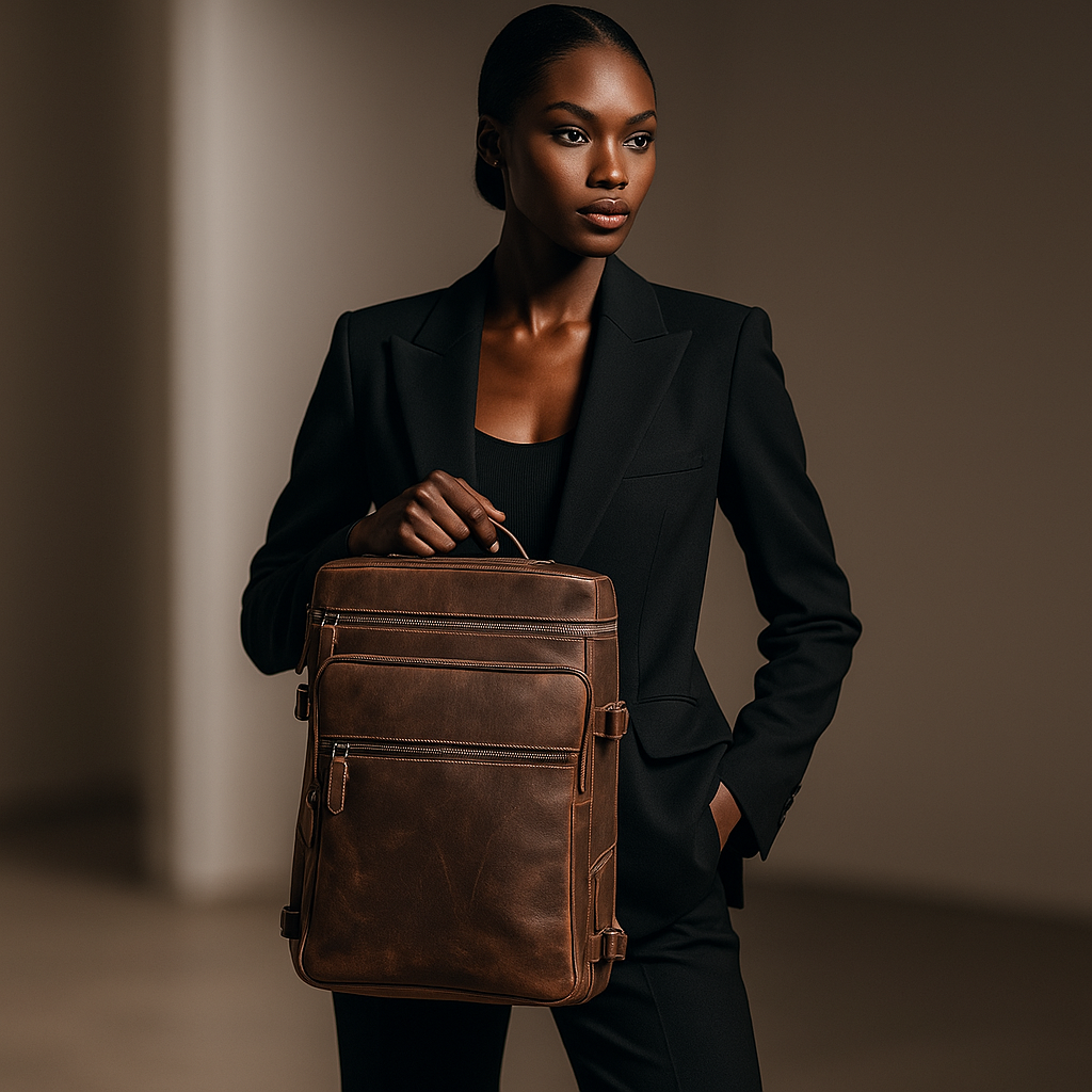 Hawthorne | Vintage-Leder-Laptop-Satteltasche & Reise-Rucksack